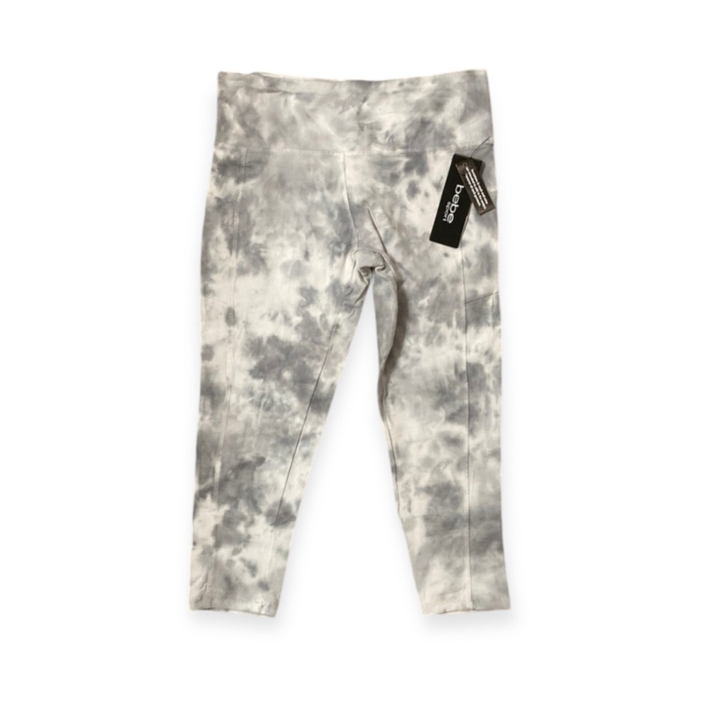 BeBe Sport | New Active Light Gray Cropped Leggings